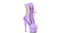 Pat.Holographic Ankle Boots