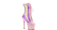 Pat.Holographic Ankle Boots