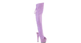 Lavender Thigh High Boots