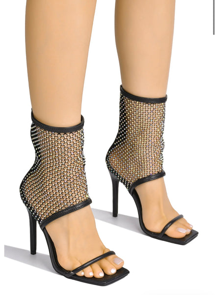 Mesh On Me Heels