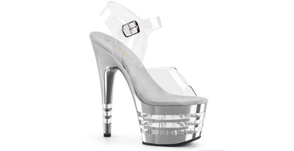 Clr/Chrome Heels