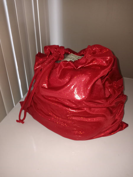 Red Shimmer Money Bag