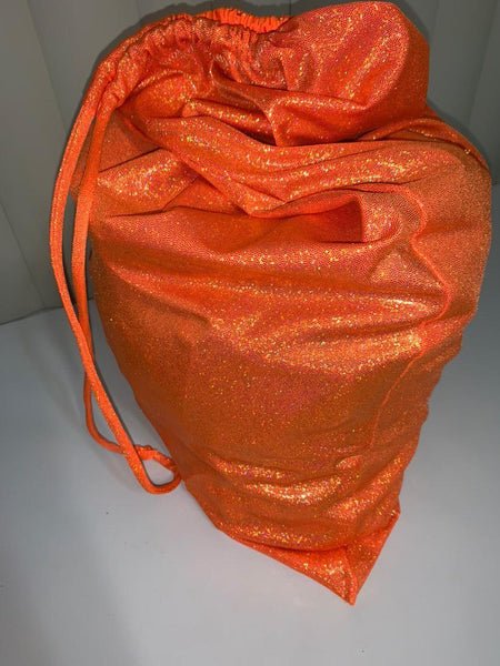 Sac d'argent orange chatoyant