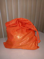 Orange Shimmer Money Bag